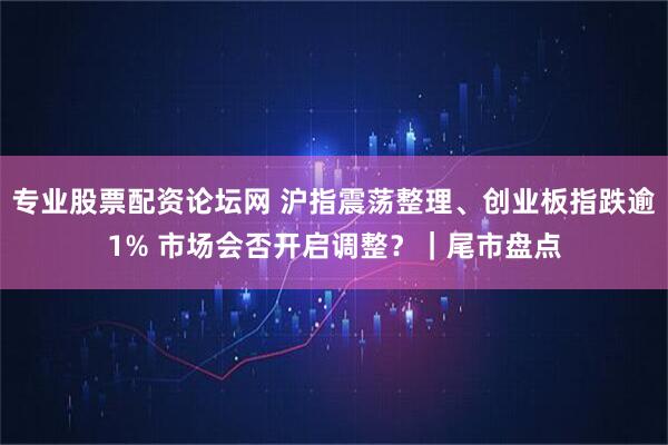 专业股票配资论坛网 沪指震荡整理、创业板指跌逾1% 市场会否开启调整？｜尾市盘点